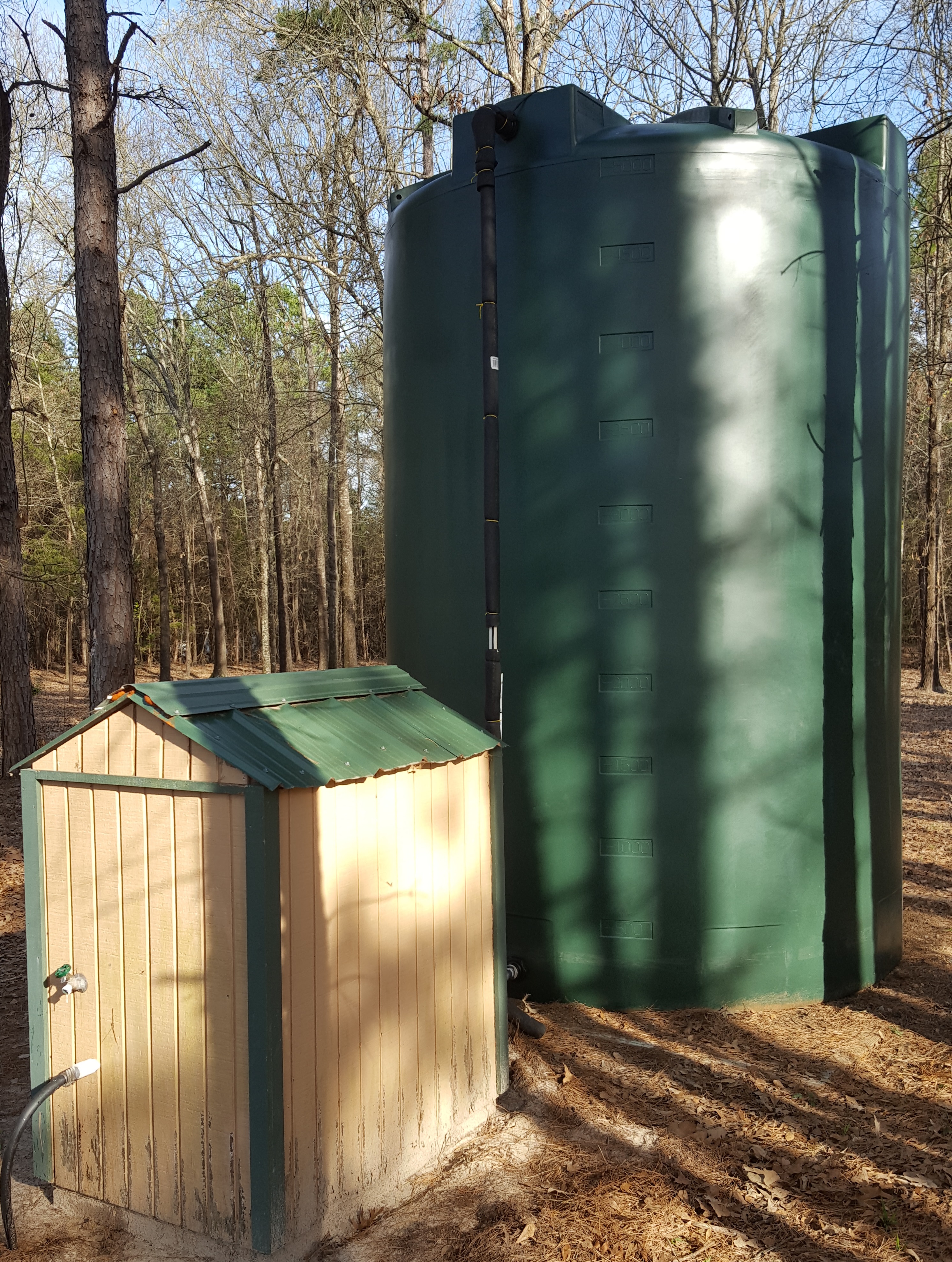 5000 Gallon Well Water Storage E. TX cropped